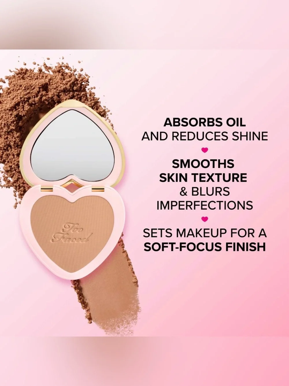 Too Faced Born This Way Soft Blur Flexible Finish Setting Powder Medium NIB